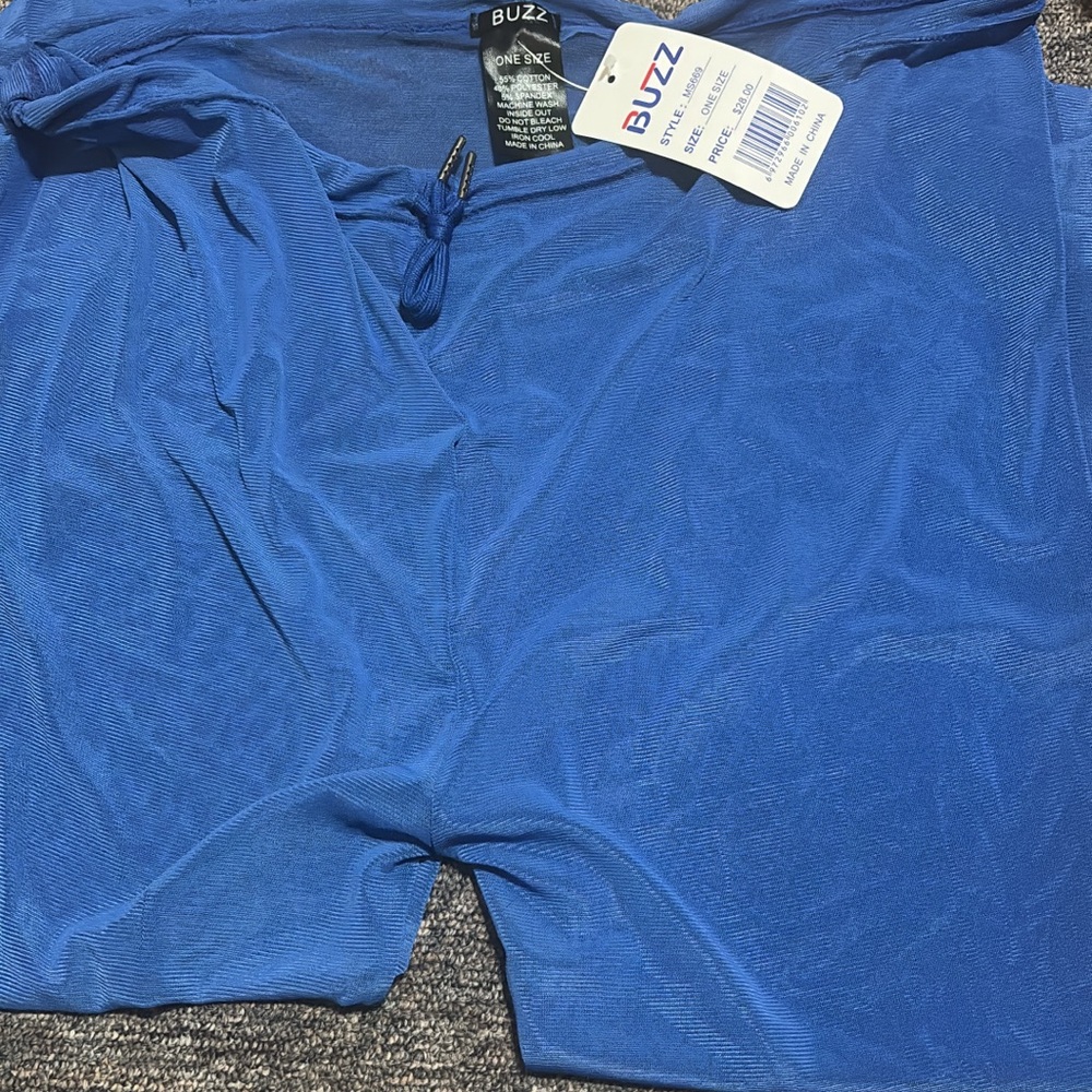 Buzz Women's Blue Swim Coverup Pants